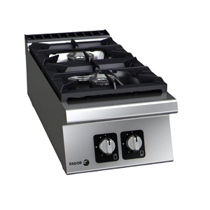 Fagor - 2 Burner Cooking Range - Table Top - C-G920
