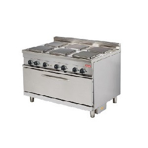 Arisco - Electric 6 Hot Plate With Oven - ER933