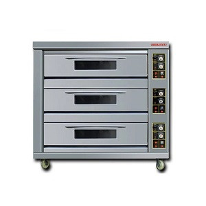 Berjaya - Gas Baking Oven 3 Deck 9 Pans - Bjy-G270-3Bd