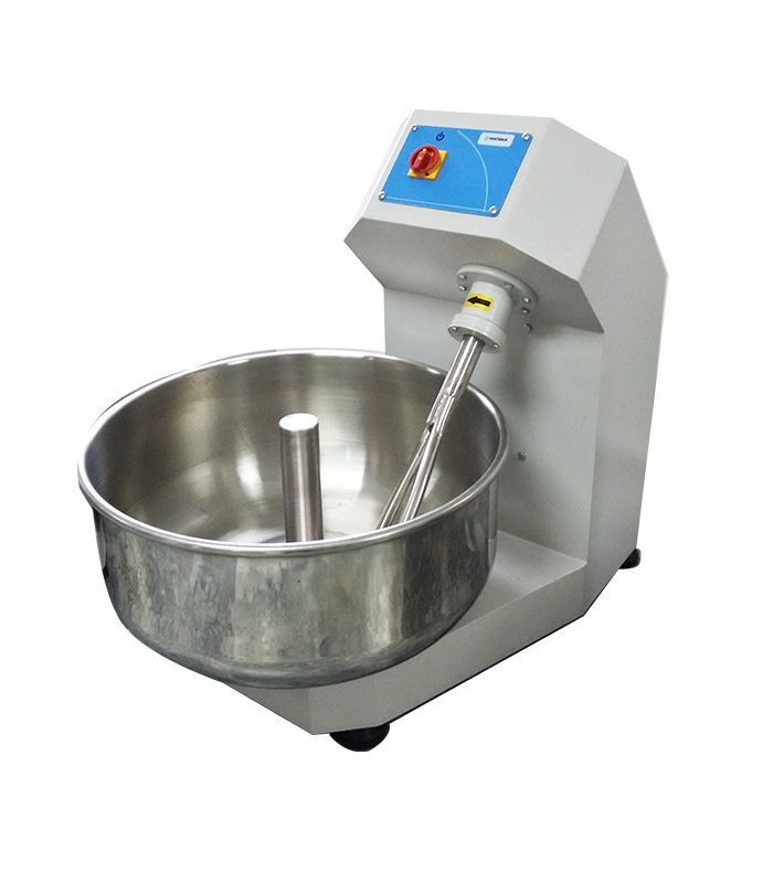 Mateka - Dough Kneader / Mixer - Single Phase Dough Capacity: 45 Kg (25 Kg Flour + 20 Ltr Water) - HYM-600 M