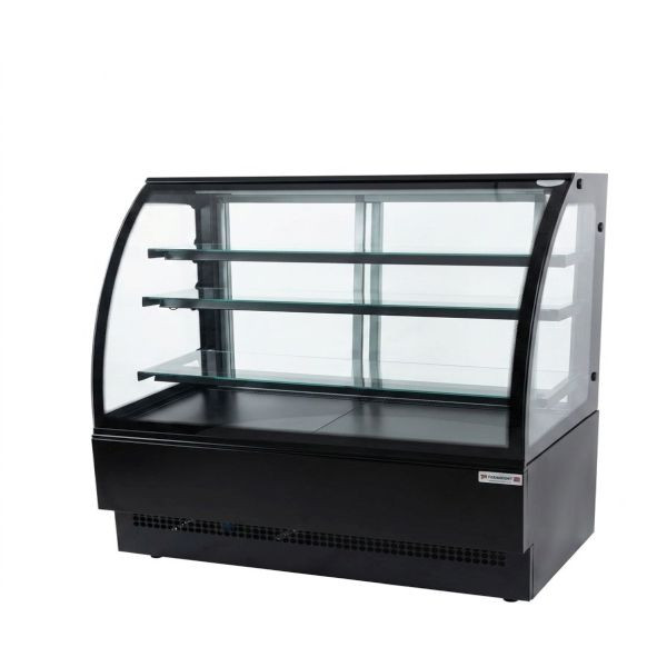 Tecnodom - Curved Pastry Display Chiller - EVO120 V BLACK