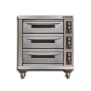 Berjaya - Electric Baking Oven- 3 Deck 90Kg/Hr , 9 Pans - BJY-E25KW-3BD