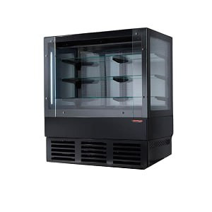 Tecnodom - Pastry Display Chiller - Rectangular - 120 L - EVOK120V-BLACK