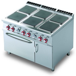 Lotus - Electric 6 Hot Plate With Oven +Neutral Cabinet - CFQ6-912ETV