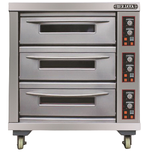 Berjaya - Electric Baking Oven 3 Deck 6 Pans - BJY-E20KW-3BD