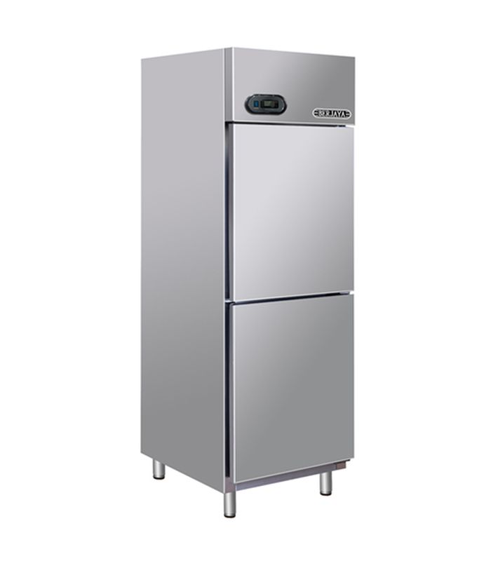 Berjaya - Upright Chiller Stainless Steel Two Half Door 505 Ltr - BS-2DUC/Z