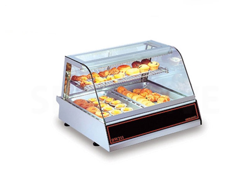 Berjaya - Stainless Steel Tabletop Display Warmer 2 GN Size - DW211