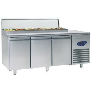 Desmon - Refrigerated Pizza Preparation Counter - TSM3PT