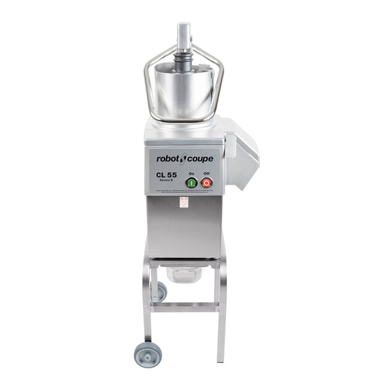 Robot Coupe - Vegetable Cutter - 2 Feed Head (Without Disc) Processing upto 900 Kg / Hr - CL 55 E (Ref:2211)